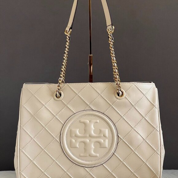 Tory Burch Fleming Soft Chain Tote (152337) NEW - Picture 1 of 12